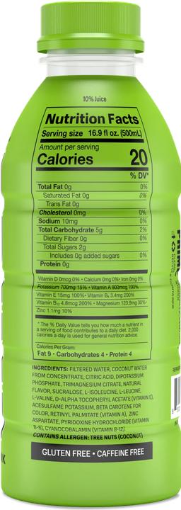 Actual product image Prime Hydration Drink LEMON LIME (Lemon lime)