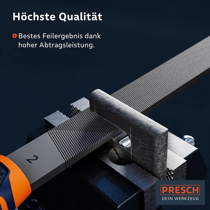 Produktbild Presch Werkstattfeilen-Set mit Rolltasche (Hieb 2)