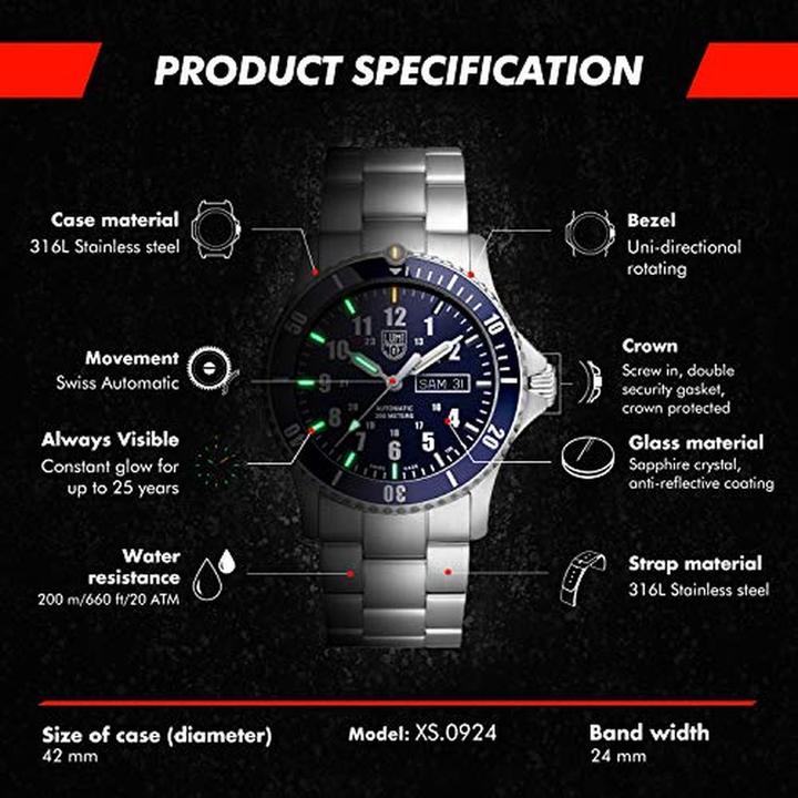 Image du produit Luminox Sport Timer Automatic 0920 Series (Montre de plongée, 42 mm)