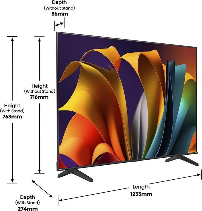 Image du produit Hisense TV 55A6N (55", LED, 4K, 2024)