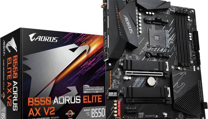 Actual product image Gigabyte B550 AORUS Elite V2 (AM4, AMD B550, ATX)