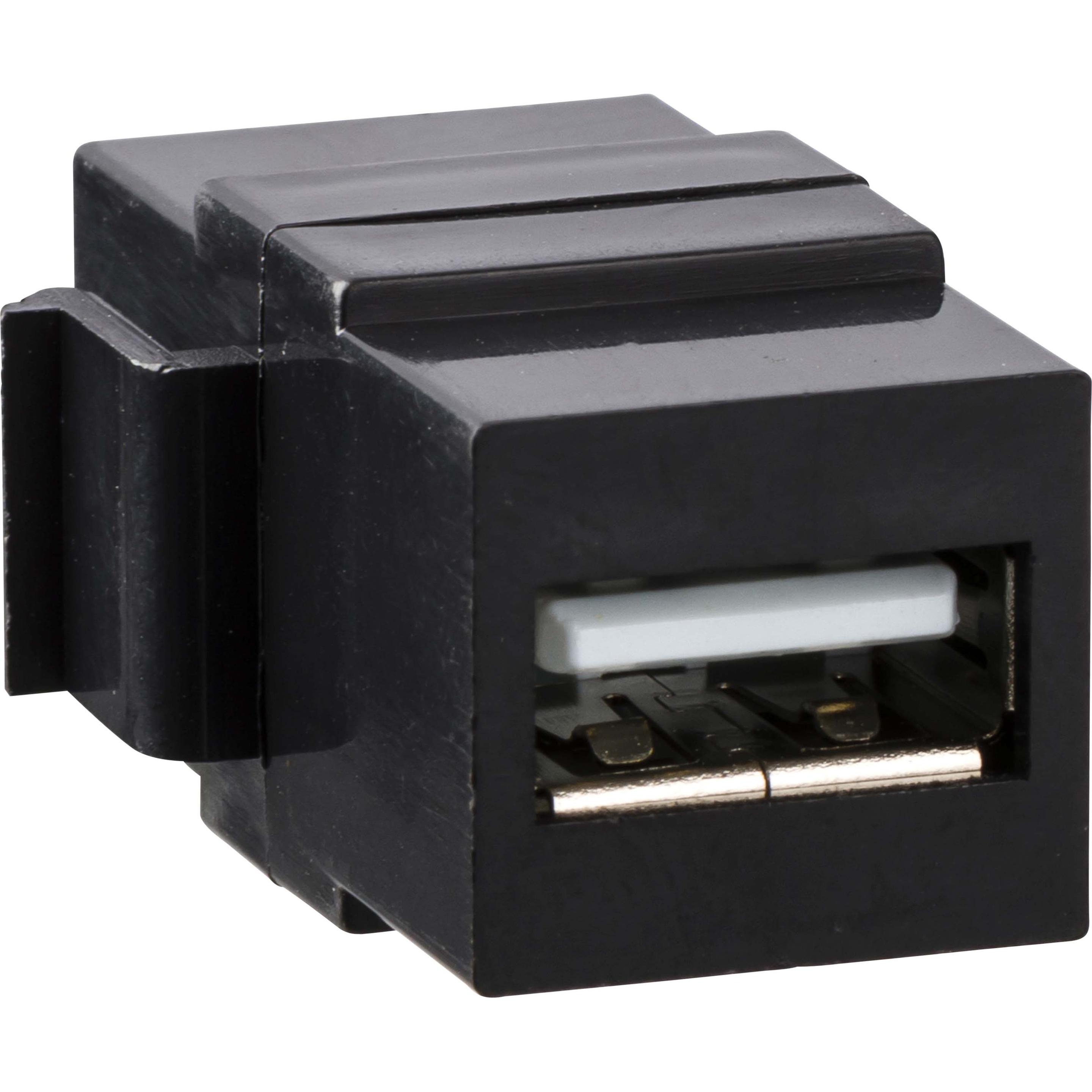 Schneider Electric USB-Keystone USB A schwarz MTN4581-0001, Netzwerk Zubehör