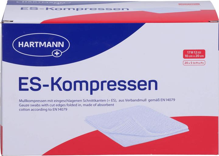 Actual product image Hartmann ES-Kompresse 10x20cm 12fach steril