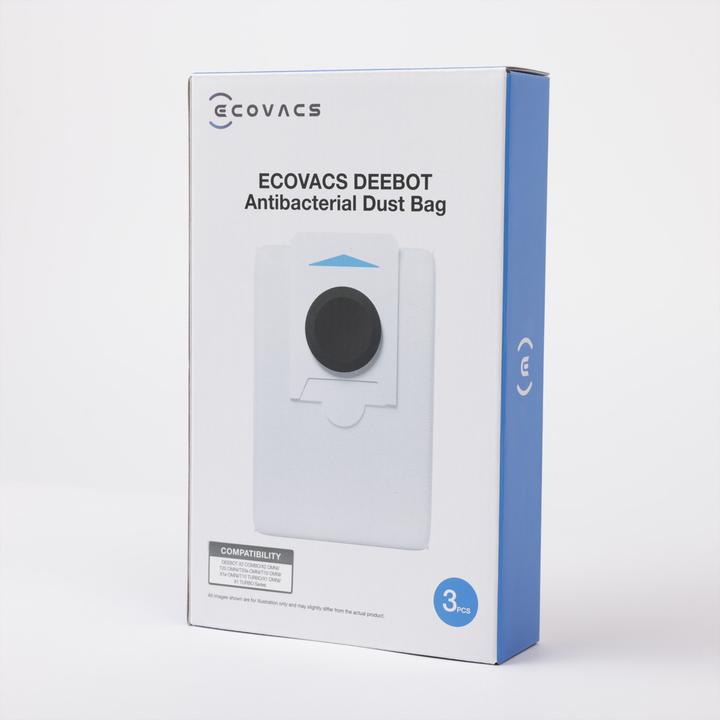 Produktbild Ecovacs DEEBOT X2 COMBO Antibacterial Dust Bags 3L - DDB030028 (3 x)