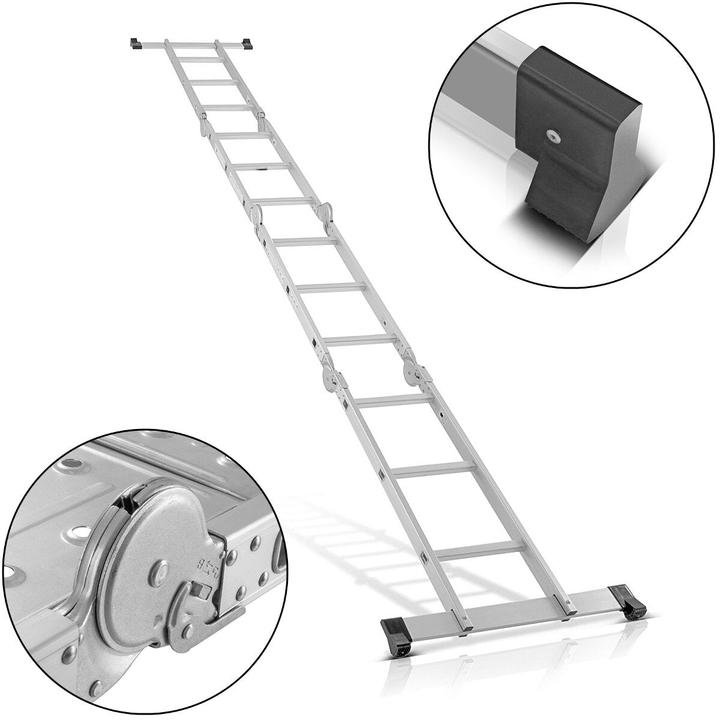 Immagine prodotto Stahlwerk ML-356-ST Mehrzweckleiter (Scaletta multiuso, 232 cm)