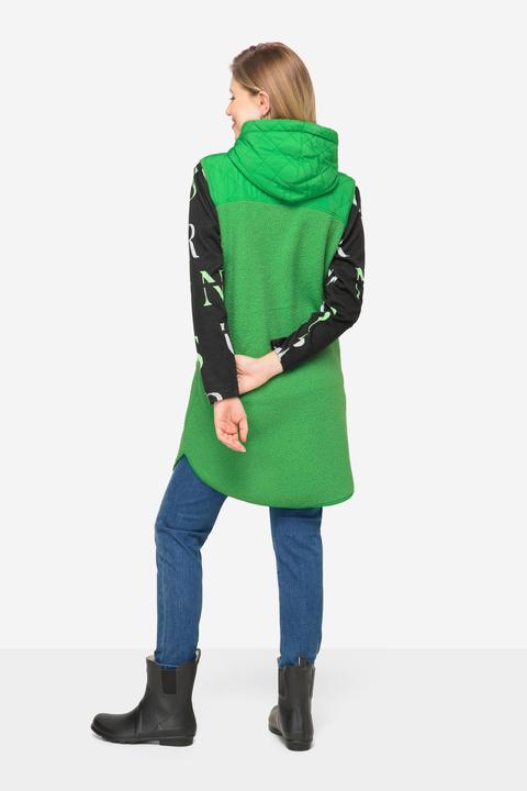 Produktbild Laurasøn Weste, Teddyfleece und Stepp, Kapuze, 2-Wege-Zipper, OEKO-TEX (XL)