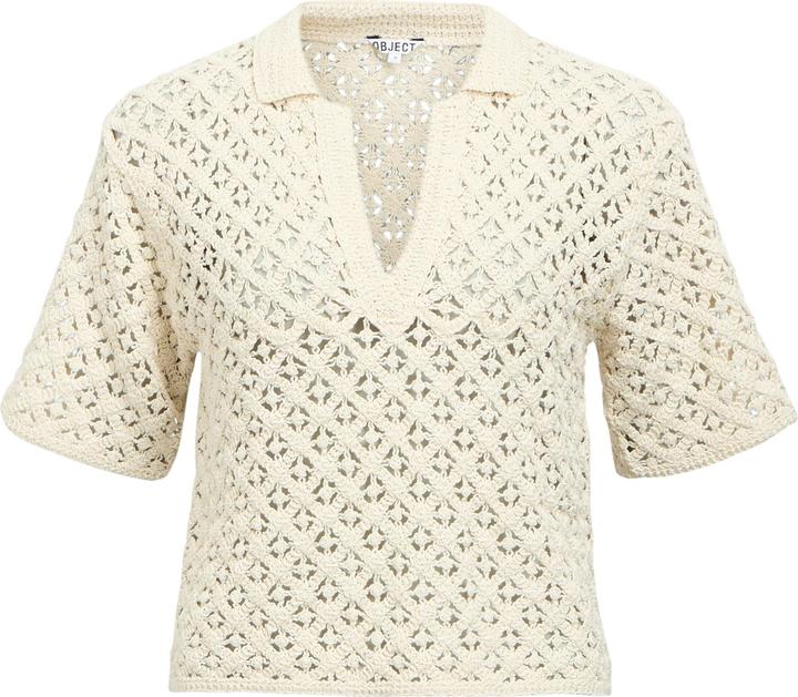 Produktbild Object Gestricktes Häkel Poloshirt (XS)