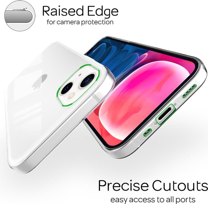 Actual product image Nalia Clear silicone mobile phone case (Apple iPhone 13 mini)