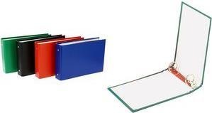 Actual product image Elba Ring binder landscape format DIN A6, dimensions: (W)105 x (H)148 mm 2-ring tear mechanism, ring (A6, 25 mm, 10 x)