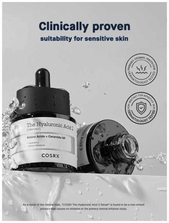 Actual product image Cosrx The hyaluronic acid 3 serum (20 ml)
