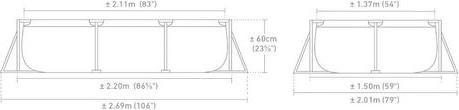 Actual product image Intex Aufstellpool (220 x 150 x 60 cm)