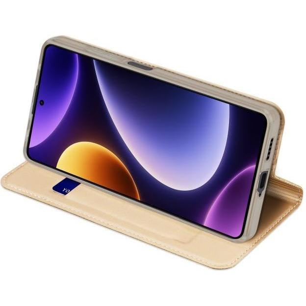Thumbnail - Dux Ducis Skin Pro Series Bookcover (Xiaomi Poco F5), Smartphone Hülle, Gold