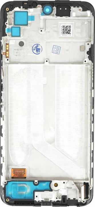 Actual product image OEM Display + Frame for Xiaomi Redmi Note 10 4G black (Display, Redmi Note 10)