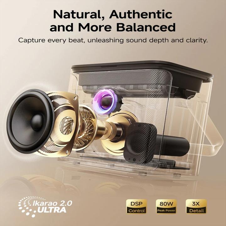 Actual product image Ikarao Karaoke Set with Wireless Microphones (Active)