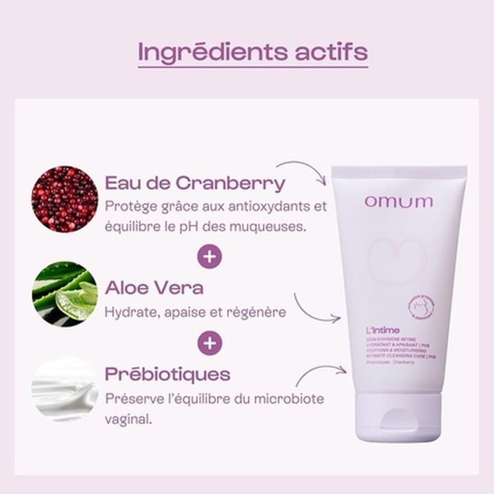Actual product image Omum L'Intime Soothing & Moisturising Intimate Cleansing Care (150 ml, Intimate washing lotion)