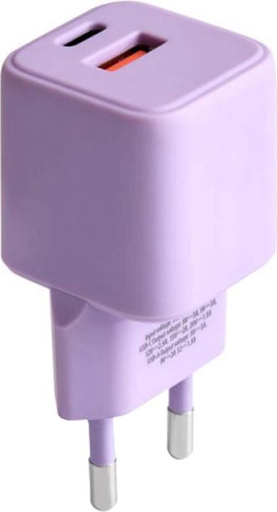 Immagine prodotto Forever Caricatore da parete COLORUM USB-A + USB-C PD 30W CLS30-AC-09 xLavenda (30 W)