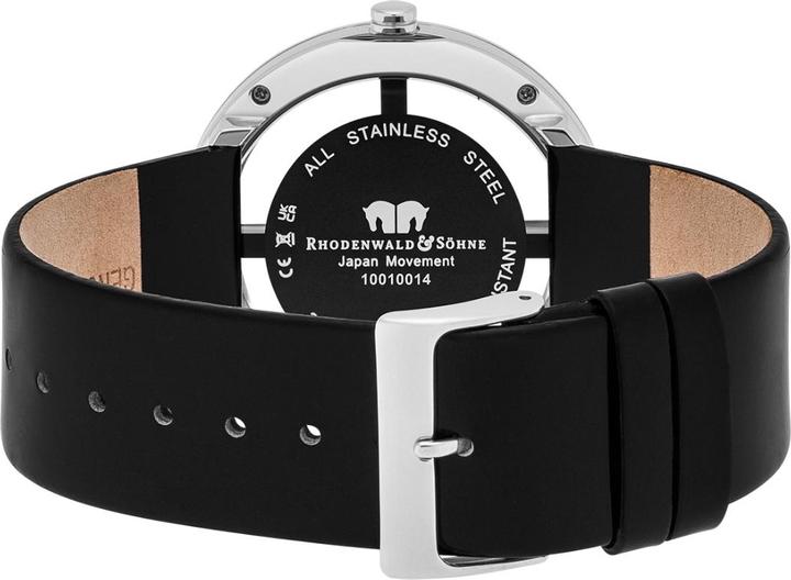 Produktbild Damen Quarzuhr Lucrezia Echtleder schwarz - 4338 (Analoguhr, 42 mm)