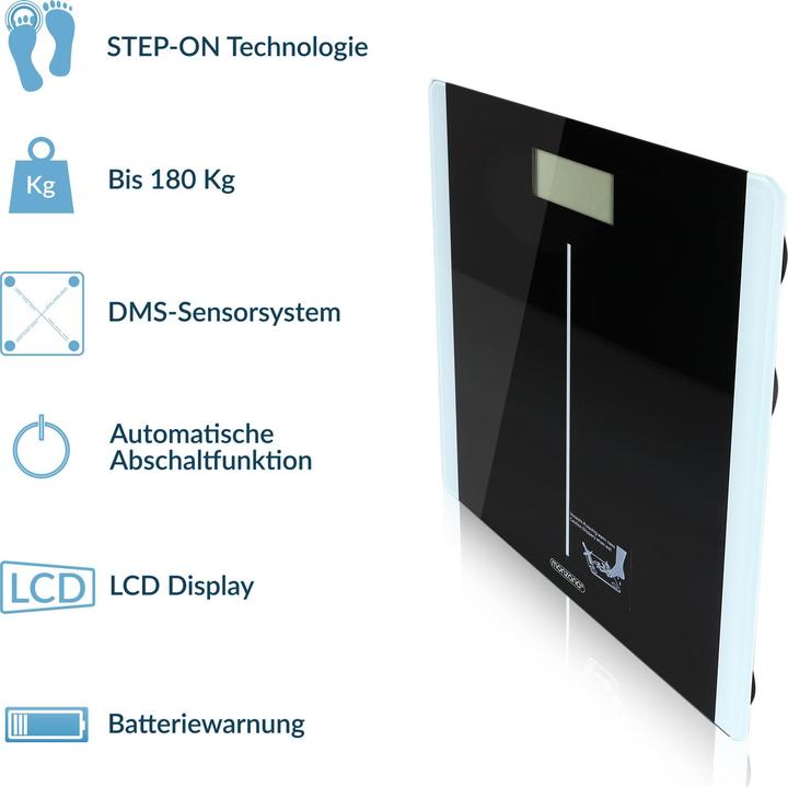 Immagine prodotto Deuba Bilancia pesapersone (180 kg)