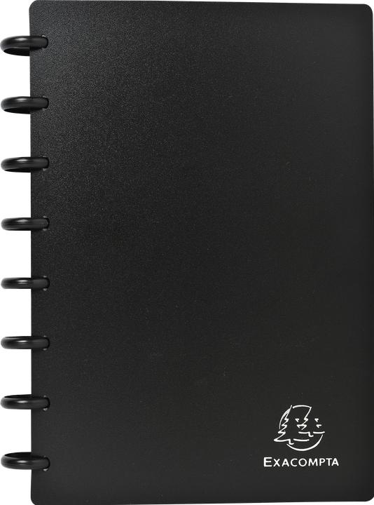 Image du produit Exacompta Livre de cartes de visite A5 pour 120 cartes de visite, noir (16 x 21 cm)