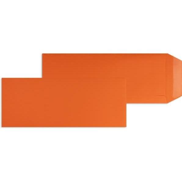 Blanke, Versandtasche + Luftpolstertasche, Versandtaschen 125x312mm 120g/qm gummiert VE=100 Stück nektarine (100 x)
