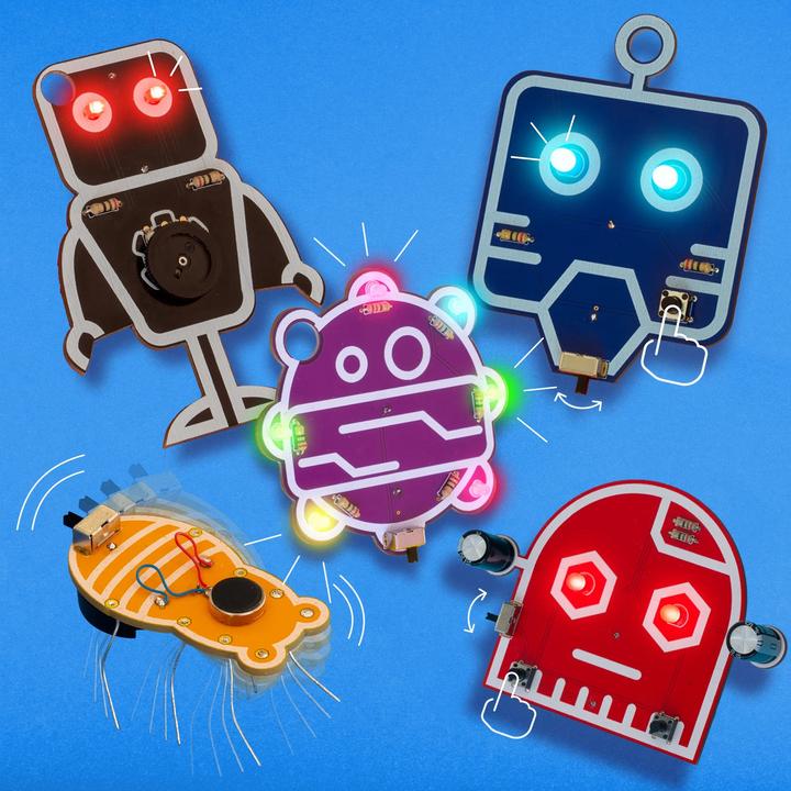 Actual product image CircuitMess Wacky Robots - Electronics Kit