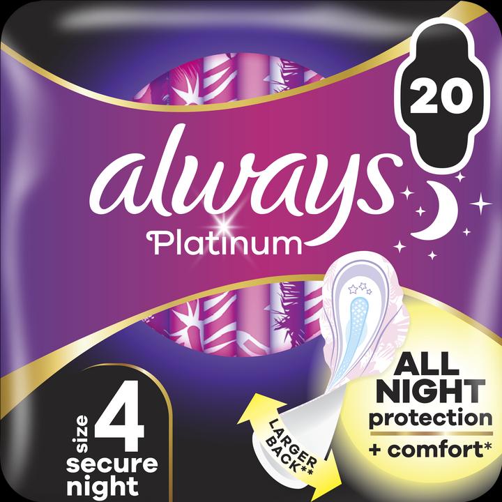 Always Platinum Secure Night (20 x, Damenbinden)