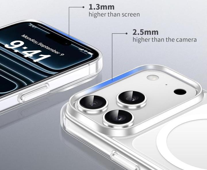 Immagine prodotto Screenguard Magnetic Clear Case MagSafe Hülle (Apple iPhone 17 Pro)