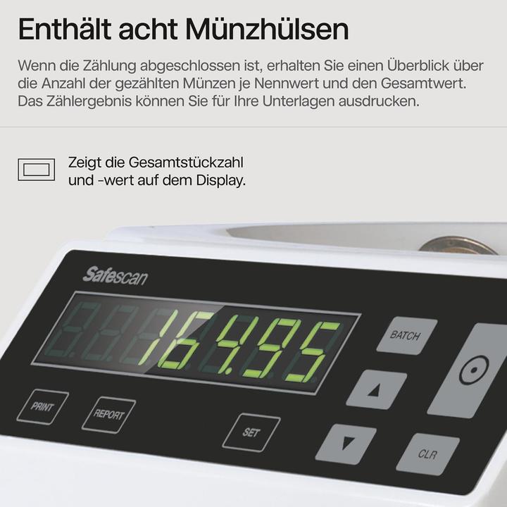 Produktbild Safescan 1250 (EUR) (Münzzähler)