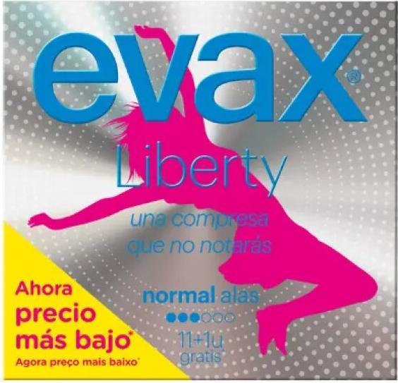 Actual product image Evax LIBERTY compresas normal alas 12 uds (12 x)
