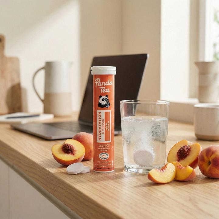 Image du produit Panda Tea Électrolytes - Hydratation et énergie (20 pcs, Comprimé effervescent, 80 g)