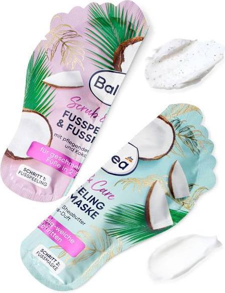 Immagine prodotto dm Balea Set scrub e maschera per i piedi (2 x 10ml) (Maschera del piede, 10 ml)