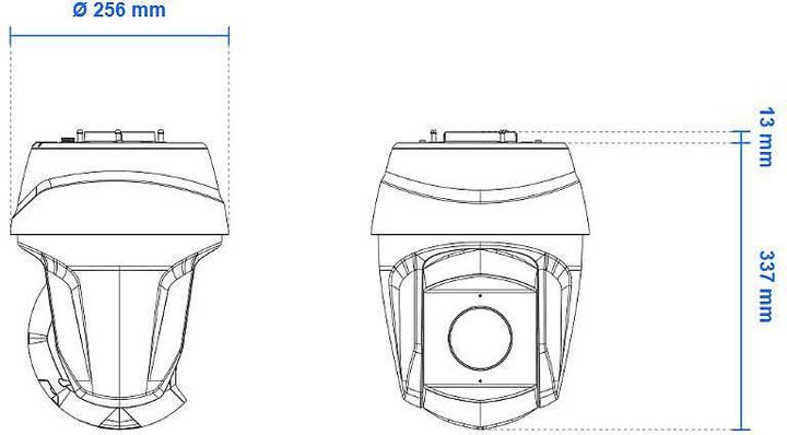 Produktbild Vivotek SUPREME SD9394-EHL Speed Dome IP Kamera, 8MP, Outdoor, IR 250M, 32x Zoom (3840 x 2160 Pixels)