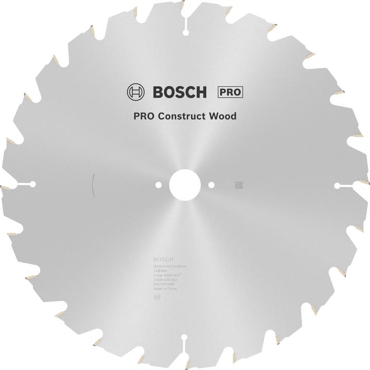 Produktbild Bosch Professional Zubehör PRO Construct Wood Kreissägeblatt, 350 x 3,5 x 30 mm