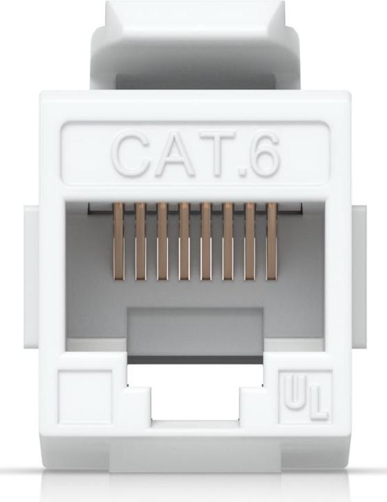 Actual product image Ubiquiti Rack U-RACK-6U UACC-Keystone-Coupler-C6 (Keystone module)