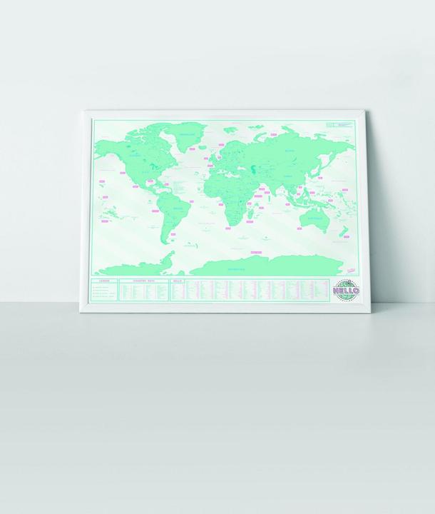 Produktbild Luckies Scratch Map Hello Edition (82 x 60 cm)