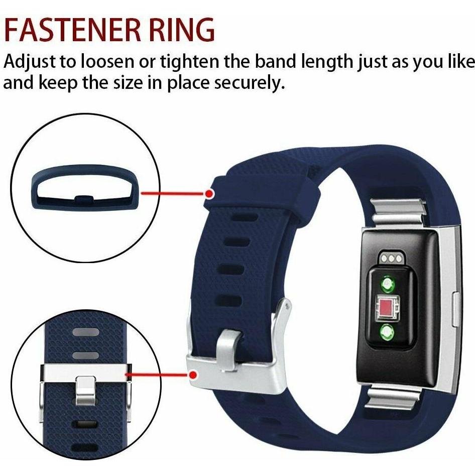Thumbnail - Strap-it Silikonarmband (Silikon, Charge 2), Uhrenarmband, Blau