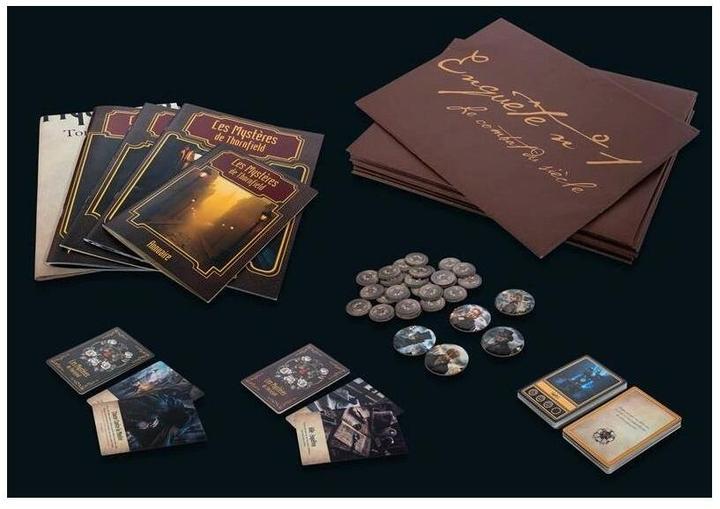 Actual product image HutoPi Familienspiel Die Geheimnisse von Thornfield: Band 1 (French, 2 - 8 Players)