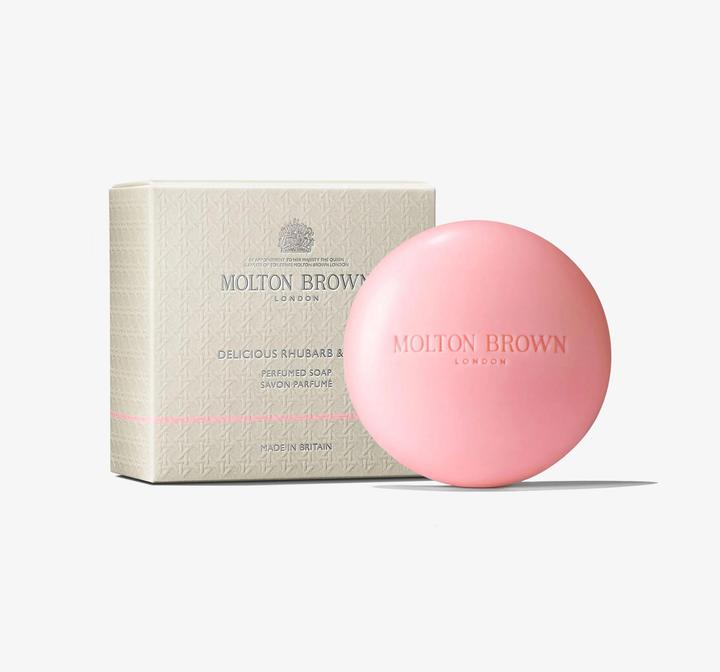 Actual product image Molton Brown Delicious Rhubarb & Rose Perfumed Soap (Hard soap, 150 ml)