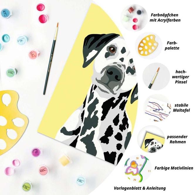 Actual product image Ravensburger Painting by numbers 23755 - Cute dog - Children aged 7 and over