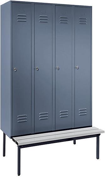 Actual product image Wolf Clothes locker with bench underneath (120 cm, 214 cm)