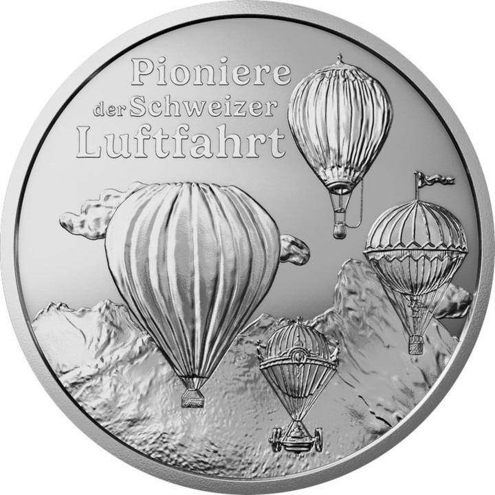 Produktbild Swissmint Silber "Pioniere der Schweizer Luftfahrt" 20 g - 2025 (1.00, 2025)