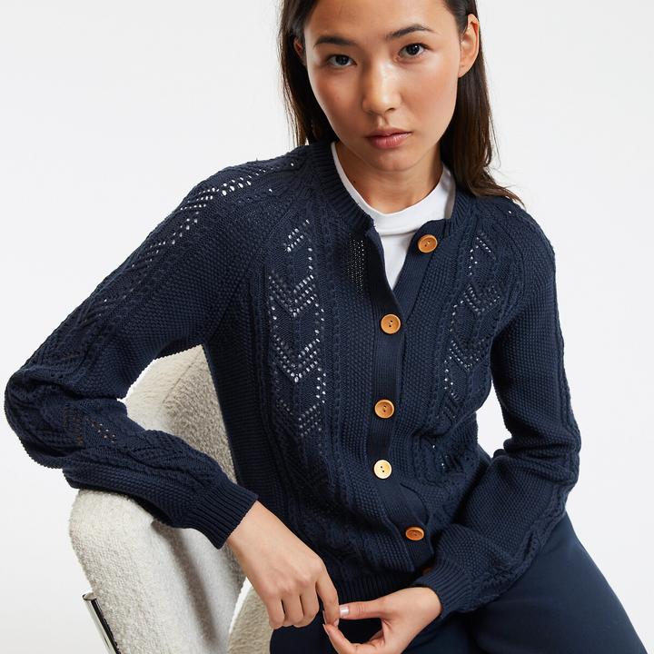 Actual product image La Redoute Collections Cardigan in pointelle knit (M)