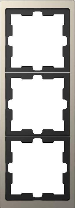 Actual product image Merten Frame 3f.nickelmet D-Life metal MEG4030-6550