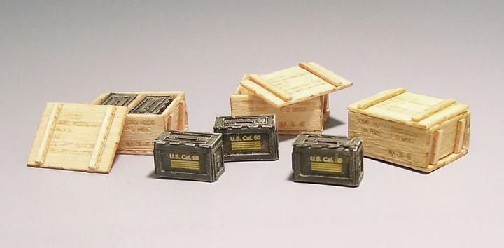 Actual product image Plus Model US wooden ammunition boxes - Vietnam