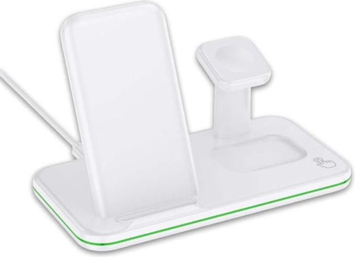 Immagine prodotto Hermex Stazione di ricarica 3 in 1 per smartphone Smartwatch Cuffie Docking Station (15 W)