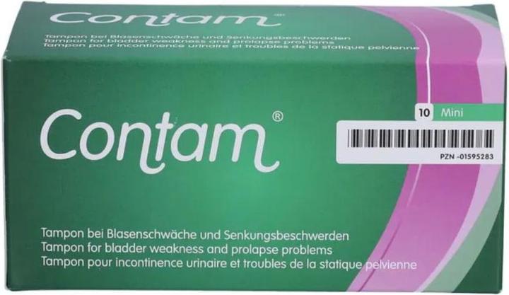 Produktbild Contam Vaginaltampon mini, 10 St. Tampons (10 x)