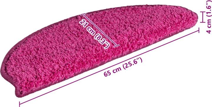 Actual product image vidaXL Treppenmatte (56 x 17 cm)