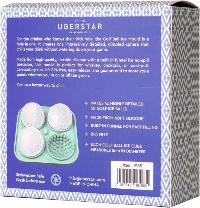 Produktbild Uberstar Eiswürfelform Golfbälle