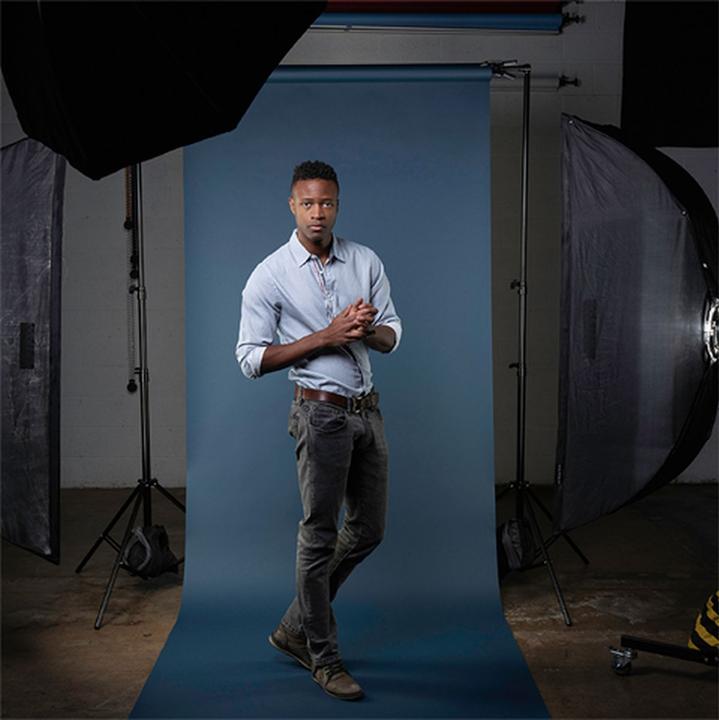 Image du produit Superior Achtergrond Rol Deep Blue (nr 01) 1.35m x 11m (135 cm)