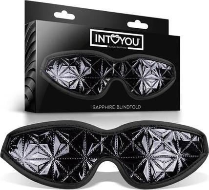 Black Sapphire Sapphire Vegan Leather Sleep Mask (Schlafmaske)